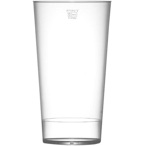 Elite Clear Polycarbonate Festival Cup 20oz UKCA Pint Nucleated FREE Bespoke Printing (Pack 216)